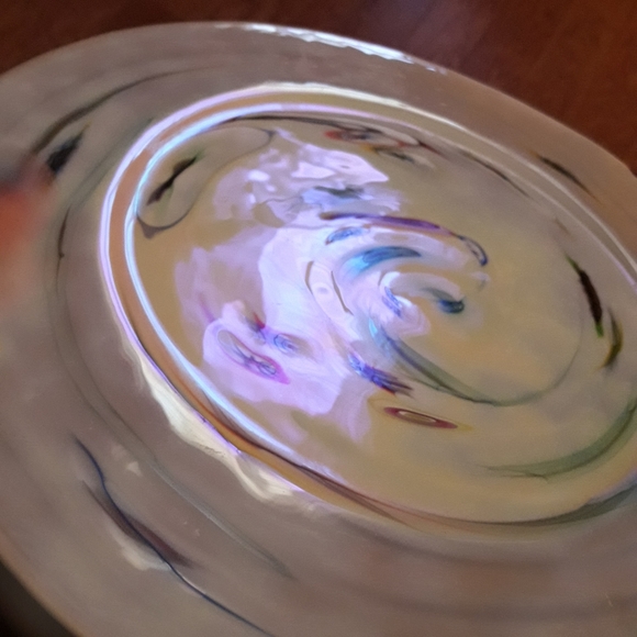 Murano Glass Plate Italian Art Glass Millefiori - Picture 7 of 16